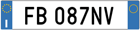 Truck License Plate